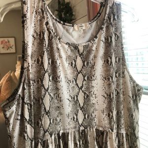Snake Print Sundress
